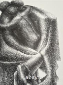 John Biggers Offset Lithograph Black Americana African American Modernist Rare