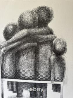 John Biggers Offset Lithograph Black Americana African American Modernist Rare