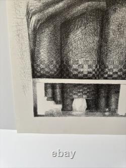 John Biggers Offset Lithograph Black Americana African American Modernist Rare