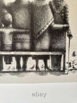 John Biggers Offset Lithograph Black Americana African American Modernist Rare