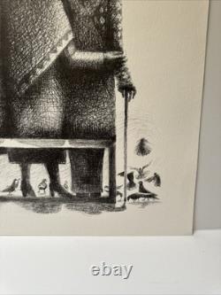 John Biggers Offset Lithograph Black Americana African American Modernist Rare