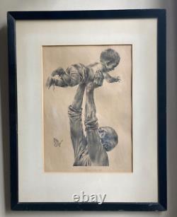 Joseph Hirsch signed lithograph Holiday African-American black subject