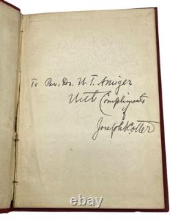 Joseph S COTTER / A White Song and a Black One 1909 African American Kentucky