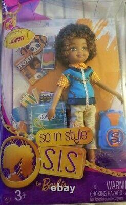 Julian NEW So In Style SIS AA African American Black Barbie Tommy 6 Doll RARE