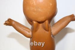 Kewpie Doll Vintage African American chalkware statue moving arms Black