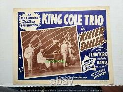 Killer Diller Black African American Cast Orig 1948 Lobby Card Nat King Cole