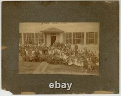 Knox Institute School, Athens GA 1880 African American Black Cabinet Card J15356