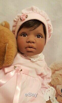 LEE MIDDLETON Doll Bright Brown Eyes Black Hair REVA SCHICK Artist AA HTF