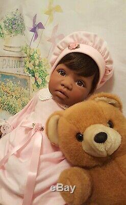 LEE MIDDLETON Doll Bright Brown Eyes Black Hair REVA SCHICK Artist AA HTF