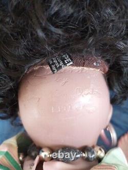 LUCINDA 24 MARY VAN OSDELL BLACK AFRICAN AMERICAN PORCELAIN DOLL Japan Curl Wig