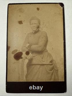 LUCY REDMAN Washington D. C. ID antique Cabinet Photo African American Black