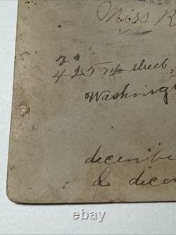 LUCY REDMAN Washington D. C. ID antique Cabinet Photo African American Black