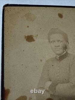 LUCY REDMAN Washington D. C. ID antique Cabinet Photo African American Black