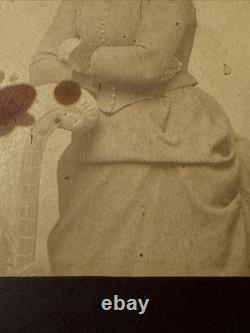 LUCY REDMAN Washington D. C. ID antique Cabinet Photo African American Black