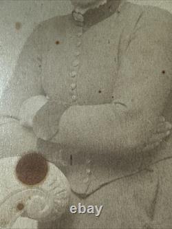 LUCY REDMAN Washington D. C. ID antique Cabinet Photo African American Black