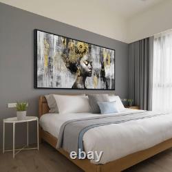 Large Black Wall Art African American Black Girl Wall Art Colorful Black Af