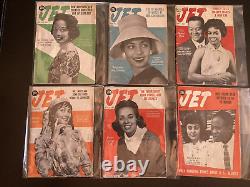 Large Lot of 6 Vintage JET Magazines 50s/60s, African American Black Culture