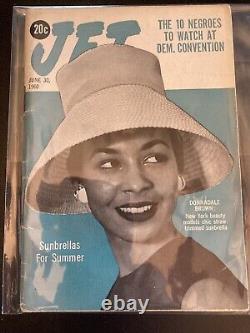 Large Lot of 6 Vintage JET Magazines 50s/60s, African American Black Culture