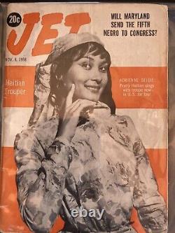 Large Lot of 6 Vintage JET Magazines 50s/60s, African American Black Culture