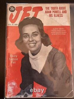 Large Lot of 6 Vintage JET Magazines 50s/60s, African American Black Culture