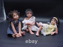 Laura Lee Wambach 6 Resin GIRL FRIENDS Set African American Black Dolls LTED 44