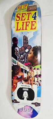 Lauren Halsey Skateboard Art Deck 19 Neighbors Deck Black African American Print