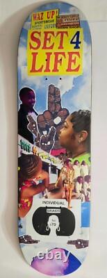 Lauren Halsey Skateboard Art Deck 19 Neighbors Deck Black African American Print
