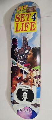 Lauren Halsey Skateboard Art Deck 19 Neighbors Deck Black African American Print