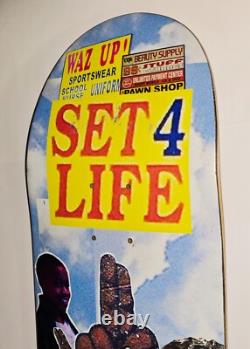 Lauren Halsey Skateboard Art Deck 19 Neighbors Deck Black African American Print