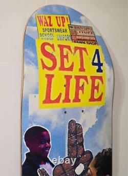 Lauren Halsey Skateboard Art Deck 19 Neighbors Deck Black African American Print