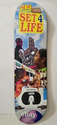 Lauren Halsey Skateboard Art Deck 19 Neighbors Deck Black African American Print