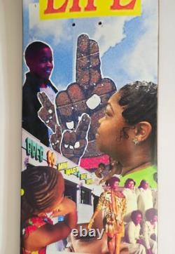 Lauren Halsey Skateboard Art Deck 19 Neighbors Deck Black African American Print