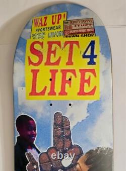 Lauren Halsey Skateboard Art Deck 19 Neighbors Deck Black African American Print