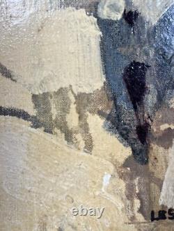 Les Hawks Vintage Original Jazz Band Black African American Antique Oil Painting