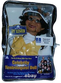 Lester upgraded Semi-Pro Ventriloquist Doll Puppet Dummy BUY DIRECT +Free Gift