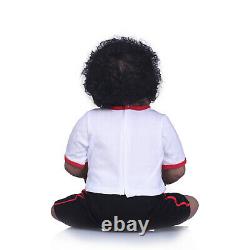 Lifelike Black Reborn Baby Twins Boy+Girl Biracial Toddler Baby African American