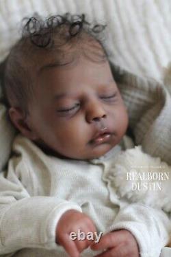 Lifelike Dustin by Bountiful Baby reborn for sale baby doll aa biracial cute