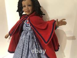 Little Red Ridinghood Doll Rare African-American by Stacy Bayne Signed