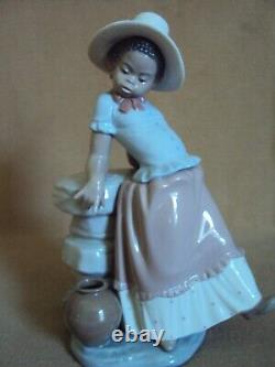 Lladro A STEP IN TIME Black Legacy African American Caribbean Girl MINT IN BOX