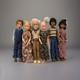 Lot 6 The Sunshine HAPPY Family 1973 African American Black White Doll Mattel