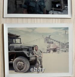 Lot Of 37 Korean War Vietnam US Army African-American Black Soldier Polaroid