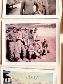 Lot Of 37 Korean War Vietnam US Army African-American Black Soldier Polaroid
