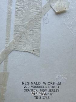 Lot Of 4 Vintage Reginald Wickham B&W Photographs African American Photographer