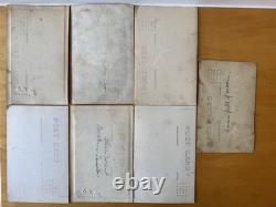 Lot Of 7 Vintage RPPC African American Black Woman Real Photo Postcard