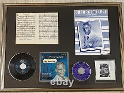 Lot VTG Jazz Blues Singer Nat King Cole Record Music African American Black Icon