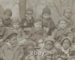 Lot of 2 Class Photo Boys Girls African-American Students NYC Vtg 1930s Children