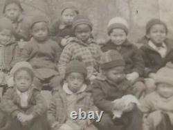 Lot of 2 Class Photo Boys Girls African-American Students NYC Vtg 1930s Children