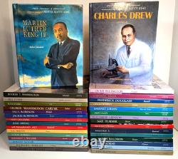 Lot of 32 Black Americans of Achievement Books Series Chelsea House Grolier HC