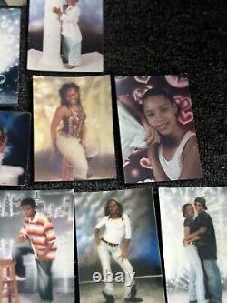 Lot of 40 african american black man women arcade carnival photo Y2K backgrounds