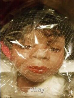 MARY VAN OSDELL 24 in LUCINDA BLACK AFRICAN AMERICAN PORCELAIN DOLL NRFB NEW